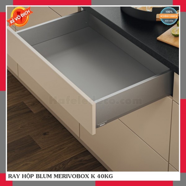 RAY HỘP BLUM MERIVOBOX K 40KG Nhập khẩu Chính Hãng HAFELE DECO