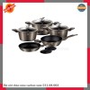 Bộ nồi chảo màu cacbon xám 531.08.003