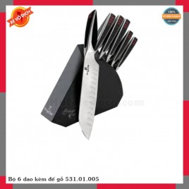 Bộ 6 dao kèm đế gỗ 531.01.005