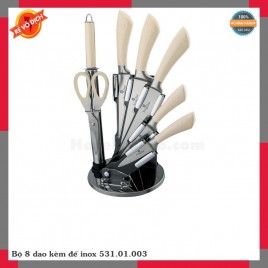 Bộ 8 dao kèm đế inox 531.01.003