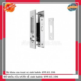 Bộ khóa cửa trượt vệ sinh hafele 499.65.106