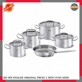 BỘ NỒI FISSLER ORIGINAL PROFI 5 MÓN VUNG KÍNH