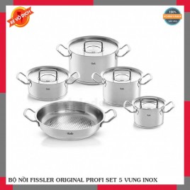 BỘ NỒI FISSLER ORIGINAL PROFI SET 5 VUNG INOX