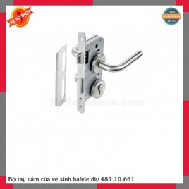 Bộ tay nắm cửa vệ sinh hafele diy 489.10.661