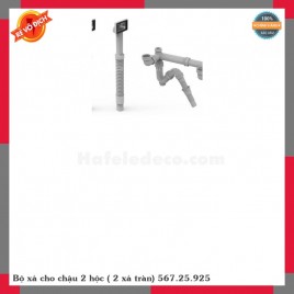 Bộ xả cho chậu 2 hộc ( 2 xả tràn) 567.25.925