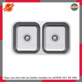 Chậu rửa chén bát âm hafele claudius hs-sd7848 567.20.506