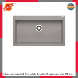 Chậu rửa chén bát đơn hafele hs-g7650 màu xám 565.84.581