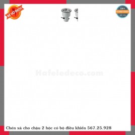 Chén xả cho chậu 2 hộc có bộ điều khiển 567.25.928