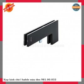 Kẹp kính chữ l hafele màu đen 981.00.033