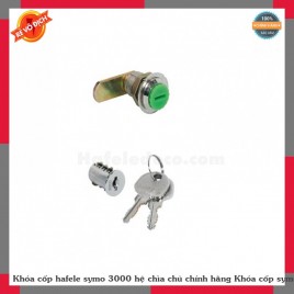 Khóa cốp hafele symo 3000 hệ chìa chủ chính hãng Khóa cốp symo 3000