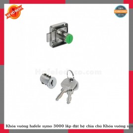 Khóa vuông hafele symo 3000 lắp đặt hệ chìa chủ Khóa vuông symo 3000