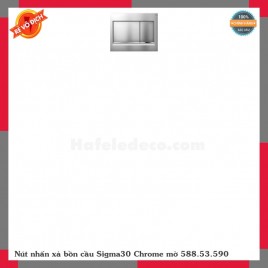  Nút nhấn xả bồn cầu Sigma30 Chrome mờ 588.53.590