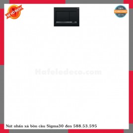 Nút nhấn xả bồn cầu Sigma30 đen 588.53.595