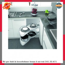 Rổ góc hình lá kessebohmer leman ii mở trái 541.32.671