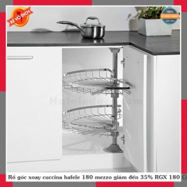 Rổ góc xoay cuccina hafele 180 mezzo giảm đến 35% RGX 180 Cucina