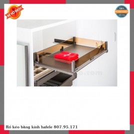 Rổ kéo bằng kính hafele 807.95.171