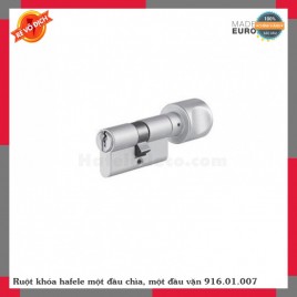 Ruột khóa hafele một đầu chìa, một đầu vặn 916.01.007