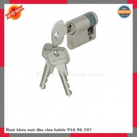 Ruột khóa một đầu chìa hafele 916.96.107