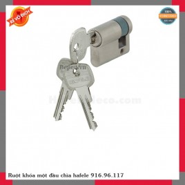 Ruột khóa một đầu chìa hafele 916.96.117