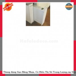 Thùng đựng Gạo Bằng Nhựa, Có Hiển Thị Số Trọng Lượng,ray Giảm Chấn, Lắp Cánh CARINY Galito TGA-200