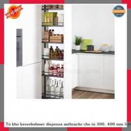 Tủ kho kessebohmer dispensa anthracite cho tủ 300, 400 mm 546.54.341