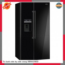 Tủ lạnh side by side smeg SBS63NED