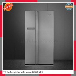 Tủ lạnh side by side smeg SBS660X