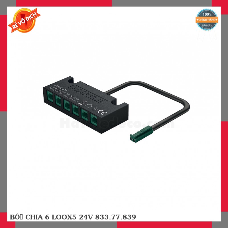 BỘ CHIA 6 LOOX5 24V 833.77.839