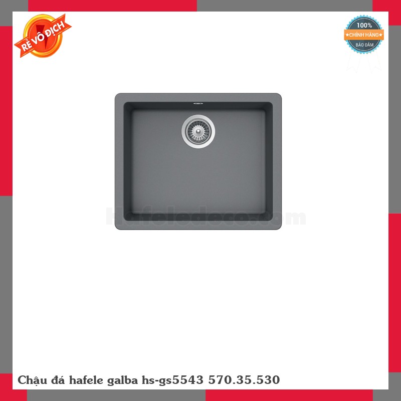 Chậu đá hafele galba hs-gs5543 570.35.530