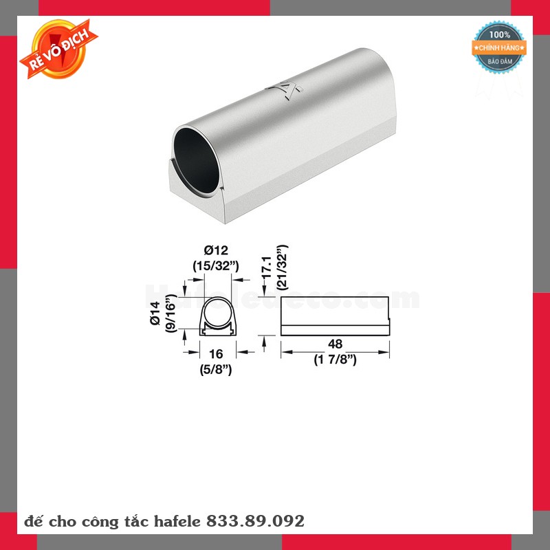 đế cho công tắc hafele 833.89.092