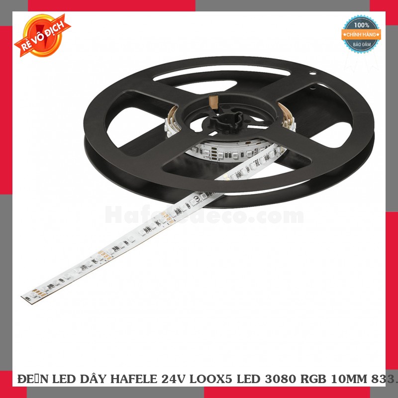 ĐÈN LED DÂY HAFELE 24V LOOX5 LED 3080 RGB 10MM 833.76.386