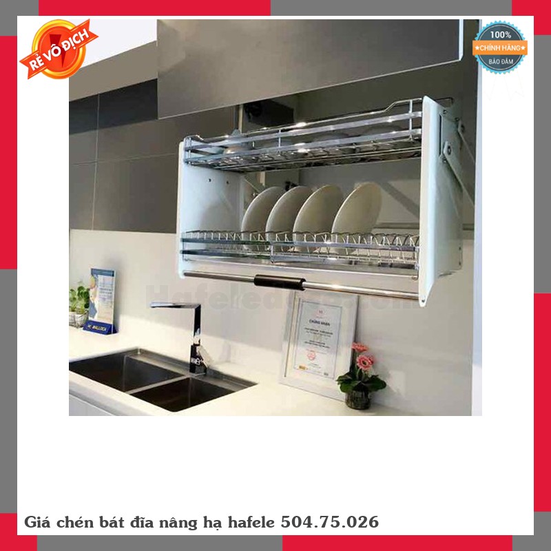 Giá chén bát đĩa nâng hạ hafele 504.75.026