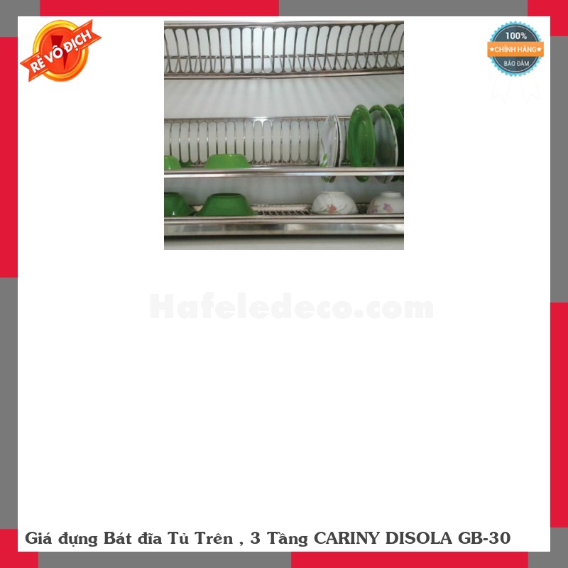 Giá đựng Bát đĩa Tủ Trên , 3 Tầng CARINY DISOLA GB-30