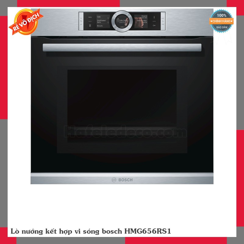 Lò nướng kết hợp vi sóng bosch HMG656RS1