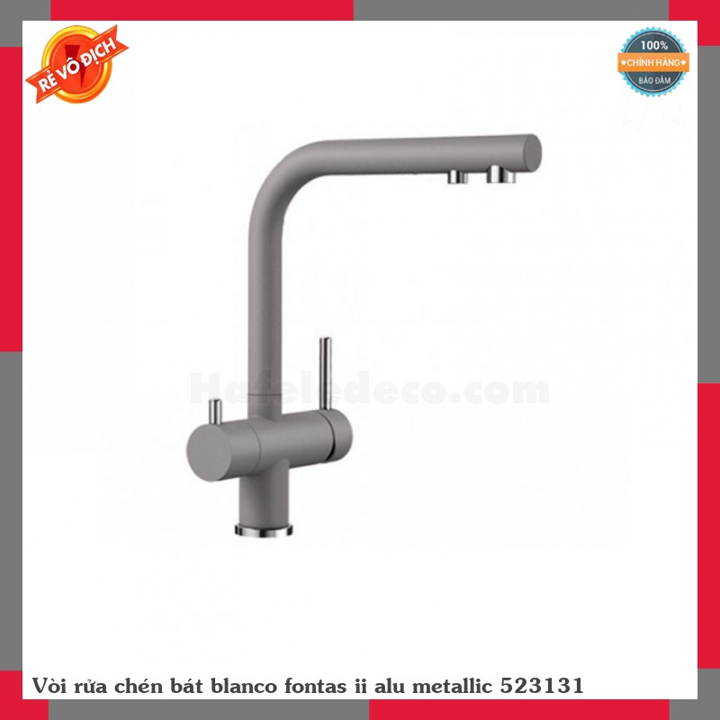 Vòi rửa chén bát blanco fontas ii alu metallic 523131